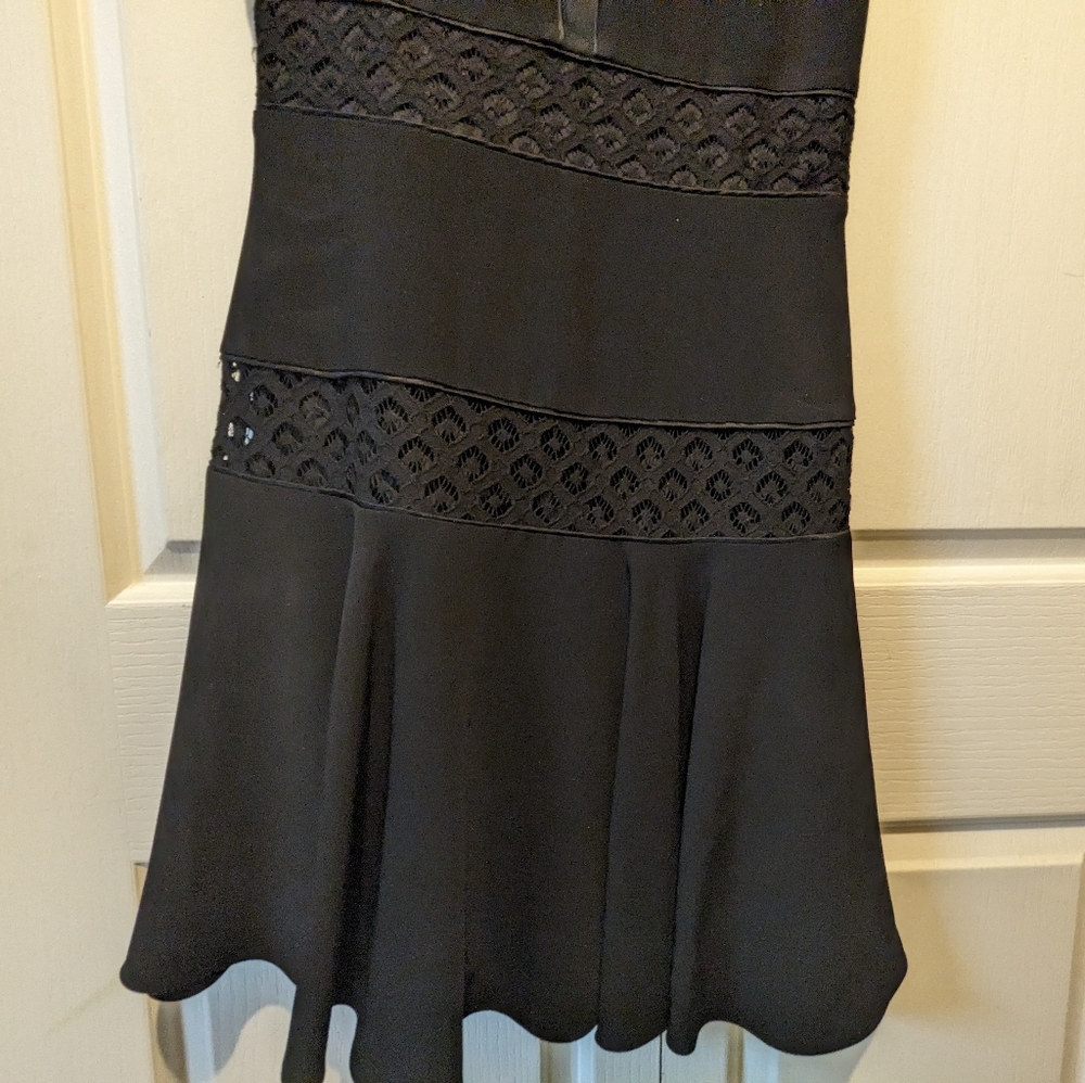 Cinq a Sept Concordia Little Black Dress Fit & Flare Size 2 NEW! - Picture 6 of 16